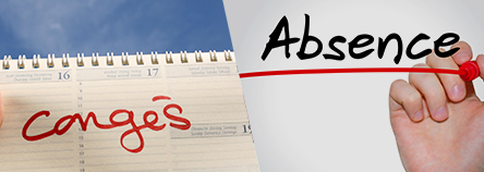 Gestion des absences et cong&eacute;s